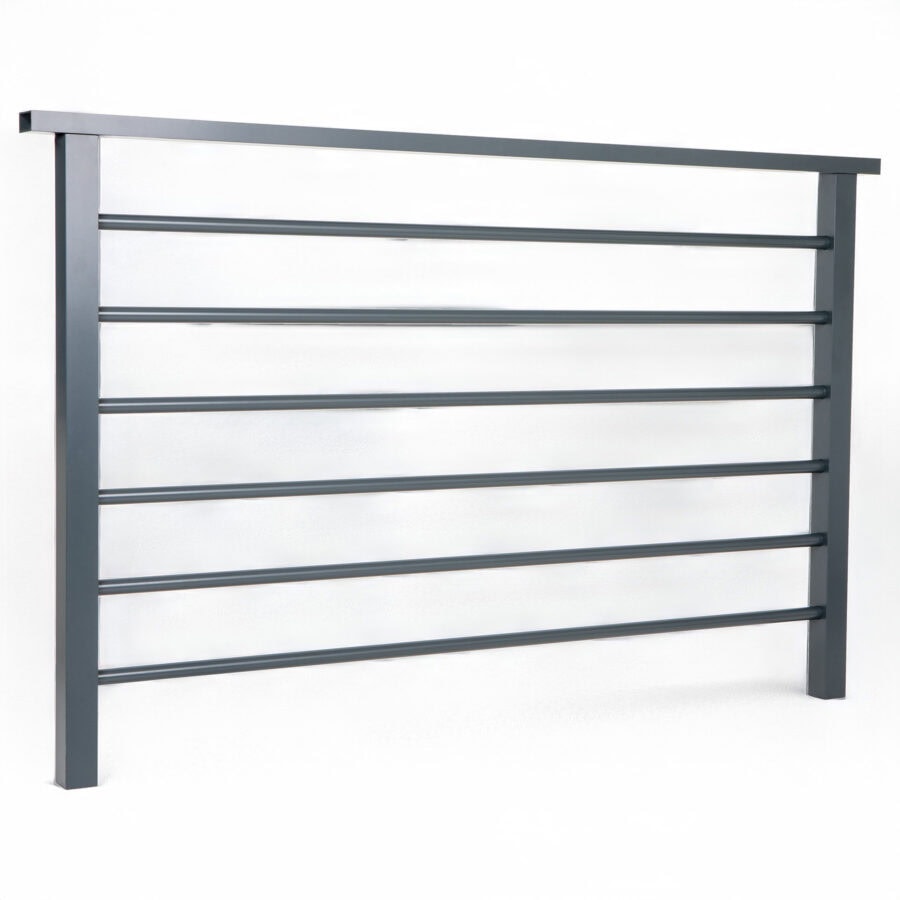 Balkon francuski balustrada zewnętrzna ALUstic Stalowa balustrada balkonowa ALUstic z nowoczesnym designem - Metal-Serwis Obrzycko.