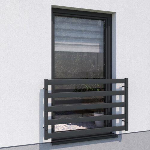 Balkon francuski balustrada natynkowa nierdzewna-Metal-Serwis-Obrzycko Przedstawiamy nowoczesną, solidną balustradę na balkon francuski wykonana ze stali nierdzewnej - Metal-Serwis Obrzycko.